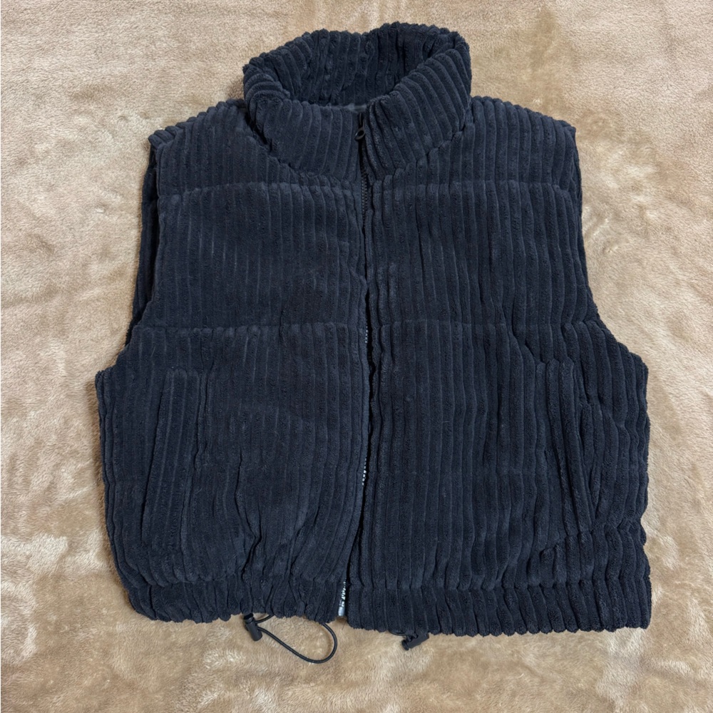 Stoosh Charcoal Textured Vest